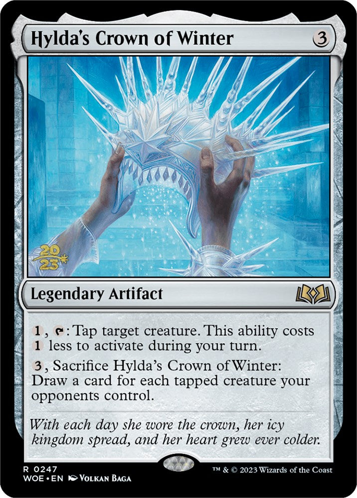 Hylda's Crown of Winter [Wilds of Eldraine Prerelease Promos] | Card Merchant Takapuna