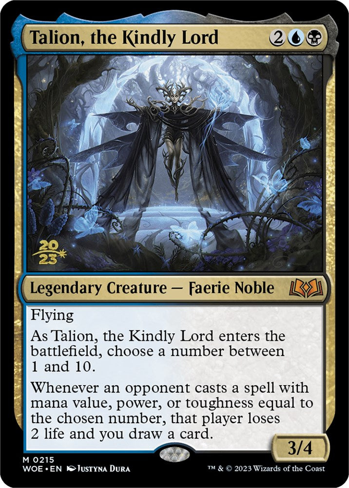 Talion, the Kindly Lord [Wilds of Eldraine Prerelease Promos] | Card Merchant Takapuna