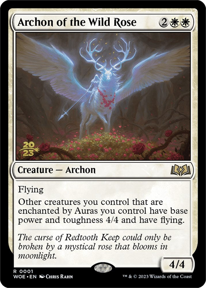 Archon of the Wild Rose [Wilds of Eldraine Prerelease Promos] | Card Merchant Takapuna