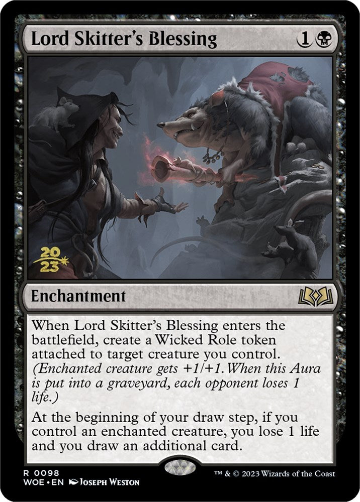 Lord Skitter's Blessing [Wilds of Eldraine Prerelease Promos] | Card Merchant Takapuna