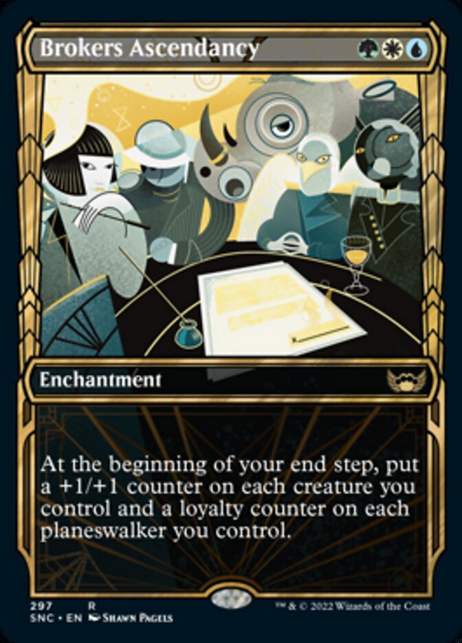 Brokers Ascendancy (Showcase Golden Age) [Streets of New Capenna] | Card Merchant Takapuna