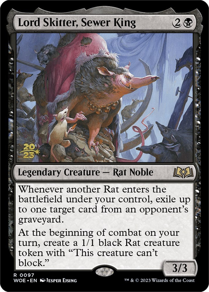 Lord Skitter, Sewer King [Wilds of Eldraine Prerelease Promos] | Card Merchant Takapuna