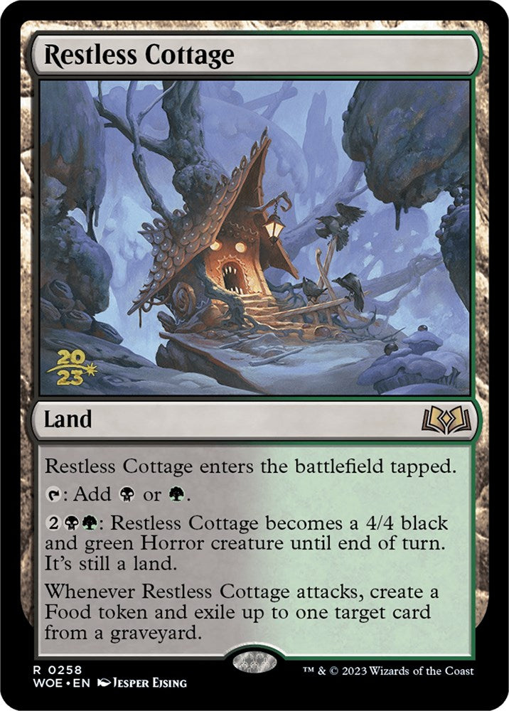 Restless Cottage [Wilds of Eldraine Prerelease Promos] | Card Merchant Takapuna