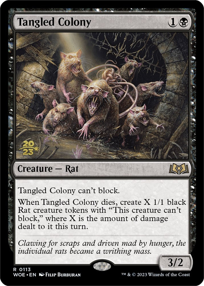 Tangled Colony [Wilds of Eldraine Prerelease Promos] | Card Merchant Takapuna