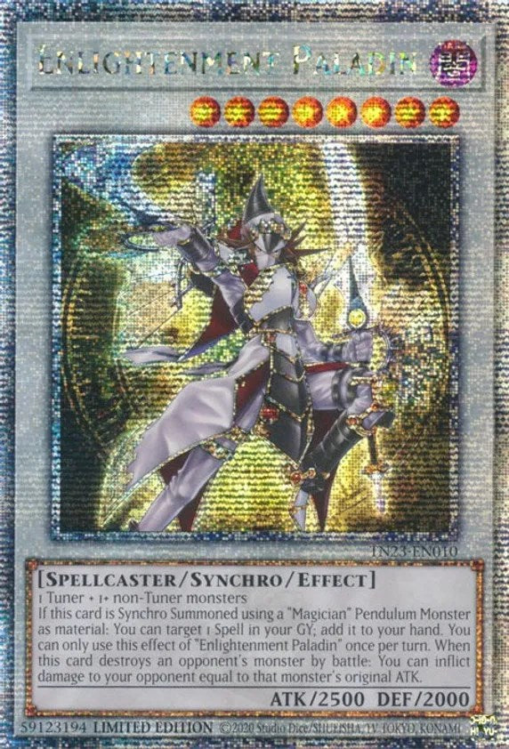 Enlightenment Paladin [TN23-EN010] Quarter Century Secret Rare | Card Merchant Takapuna