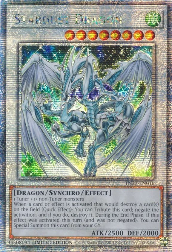 Stardust Dragon [TN23-EN016] Quarter Century Secret Rare | Card Merchant Takapuna