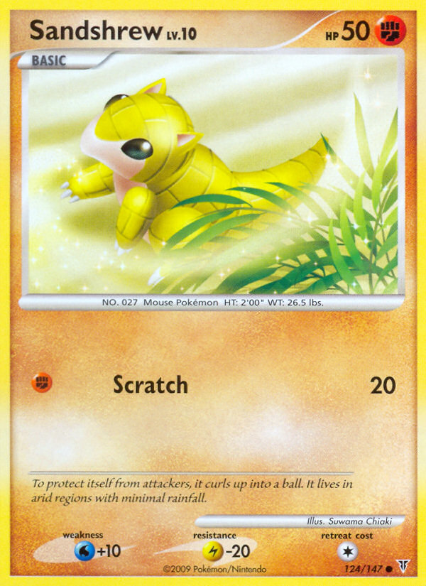 Sandshrew (124/147) [Platinum: Supreme Victors] | Card Merchant Takapuna