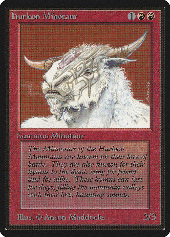 Hurloon Minotaur [Beta Edition] | Card Merchant Takapuna