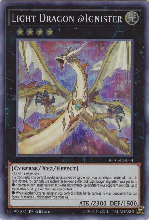 Light Dragon @Ignister [IGAS-EN044] Super Rare | Card Merchant Takapuna