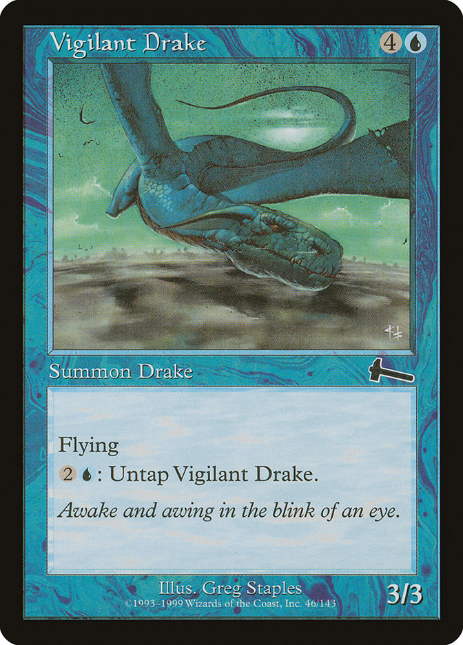 Vigilant Drake [Urza's Legacy] | Card Merchant Takapuna