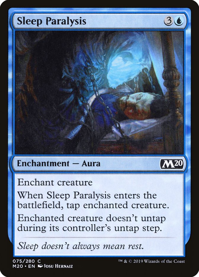 Sleep Paralysis [Core Set 2020] | Card Merchant Takapuna