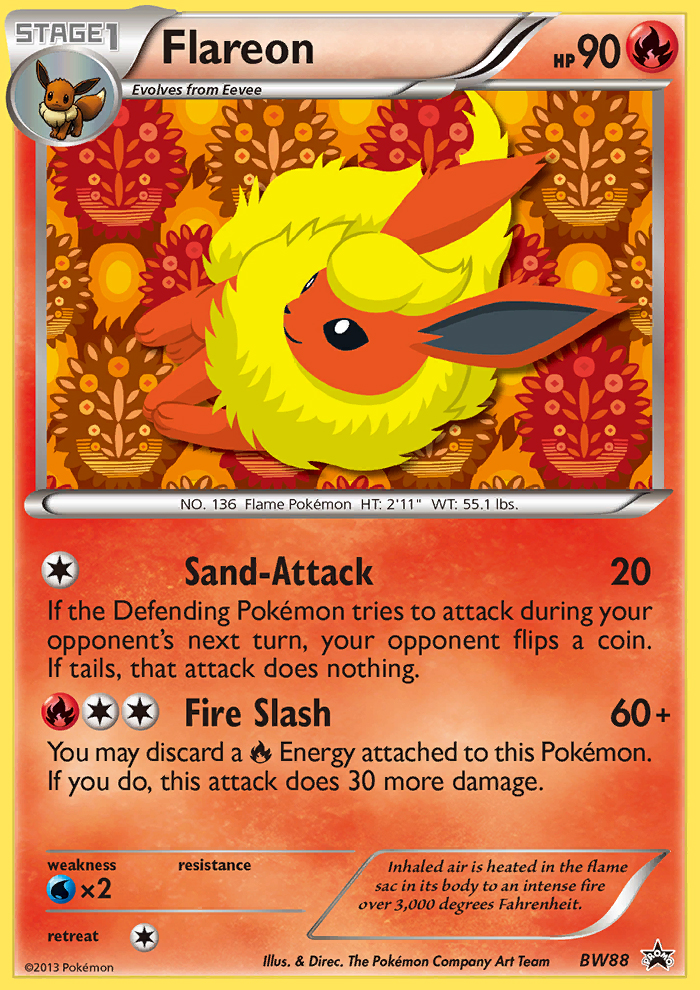 Flareon (BW88) [Black & White: Black Star Promos] | Card Merchant Takapuna