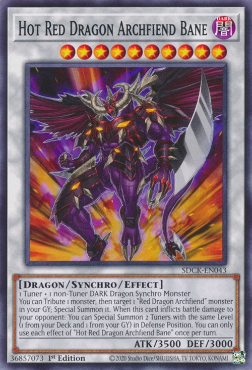 Hot Red Dragon Archfiend Bane [SDCK-EN043] Common | Card Merchant Takapuna