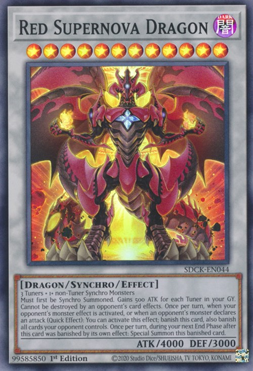 Red Supernova Dragon [SDCK-EN044] Super Rare | Card Merchant Takapuna