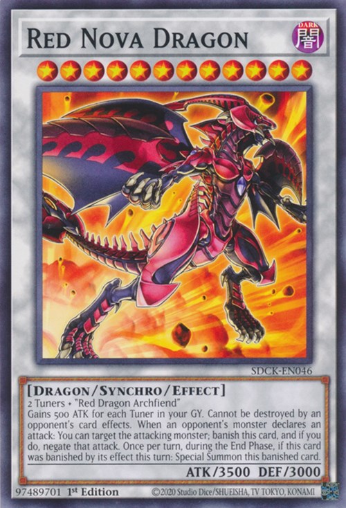 Red Nova Dragon [SDCK-EN046] Common | Card Merchant Takapuna