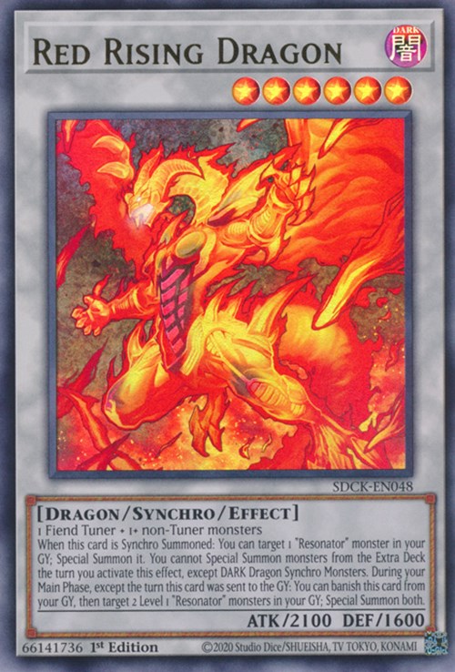 Red Rising Dragon [SDCK-EN048] Ultra Rare | Card Merchant Takapuna