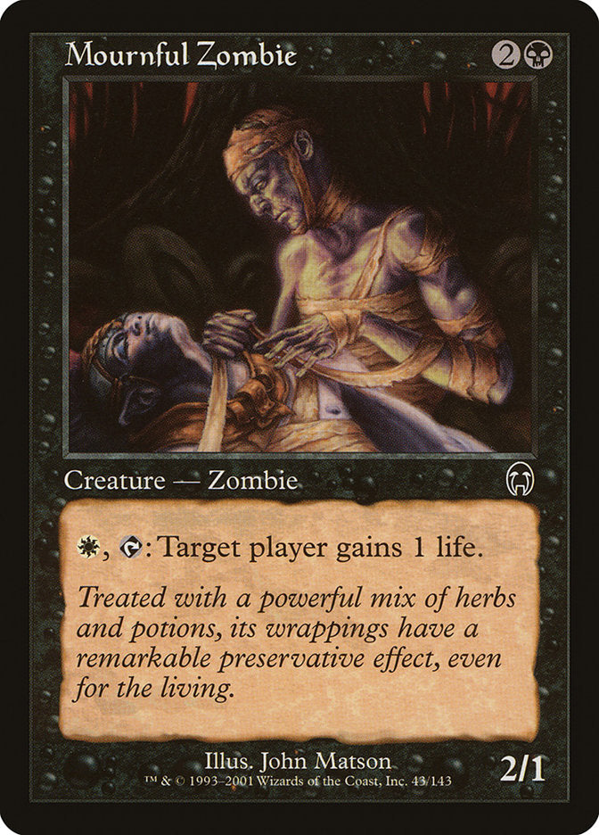 Mournful Zombie [Apocalypse] | Card Merchant Takapuna