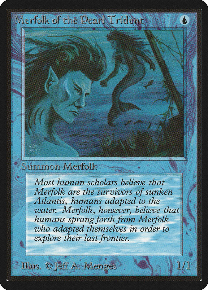 Merfolk of the Pearl Trident [Beta Edition] | Card Merchant Takapuna