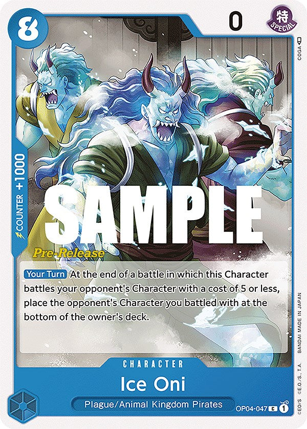 Ice Oni [Kingdoms of Intrigue Pre-Release Cards] | Card Merchant Takapuna