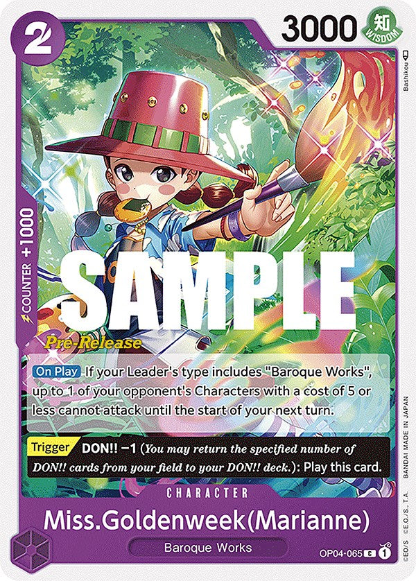 Miss.Goldenweek(Marianne) [Kingdoms of Intrigue Pre-Release Cards] | Card Merchant Takapuna