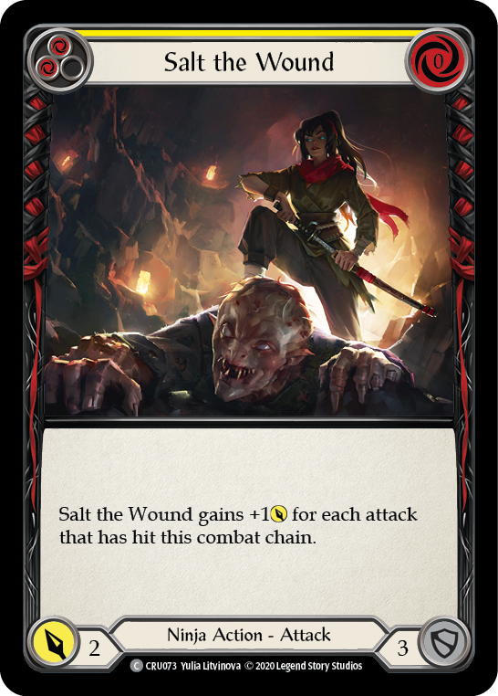 Salt the Wound [CRU073] (Crucible of War)  1st Edition Normal | Card Merchant Takapuna