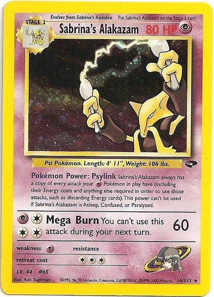 Sabrina's Alakazam (16/132) [Gym Challenge Unlimited] | Card Merchant Takapuna