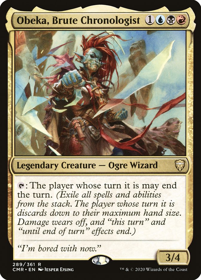 Obeka, Brute Chronologist [Commander Legends] | Card Merchant Takapuna