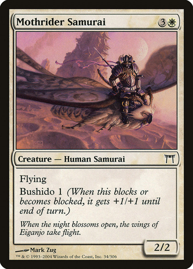 Mothrider Samurai [Champions of Kamigawa] | Card Merchant Takapuna