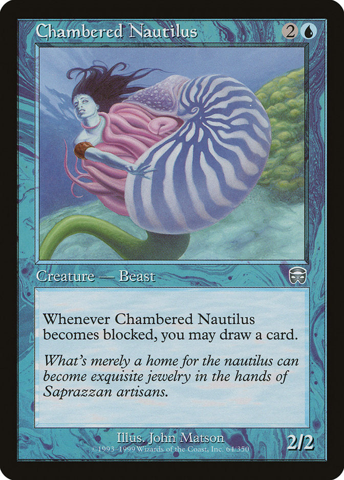 Chambered Nautilus [Mercadian Masques] | Card Merchant Takapuna