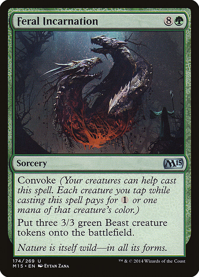 Feral Incarnation [Magic 2015] | Card Merchant Takapuna