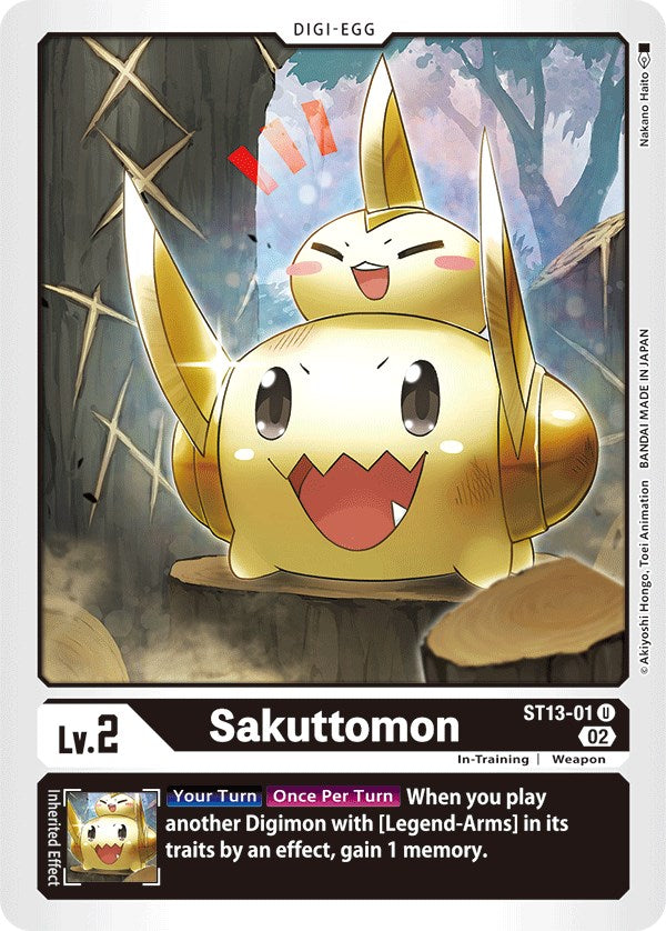 Sakuttomon [ST13-01] [Starter Deck: Ragnaloardmon] | Card Merchant Takapuna