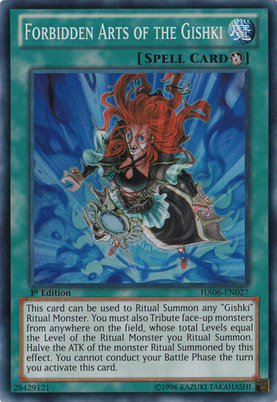 Forbidden Arts of the Gishki [HA06-EN027] Super Rare | Card Merchant Takapuna