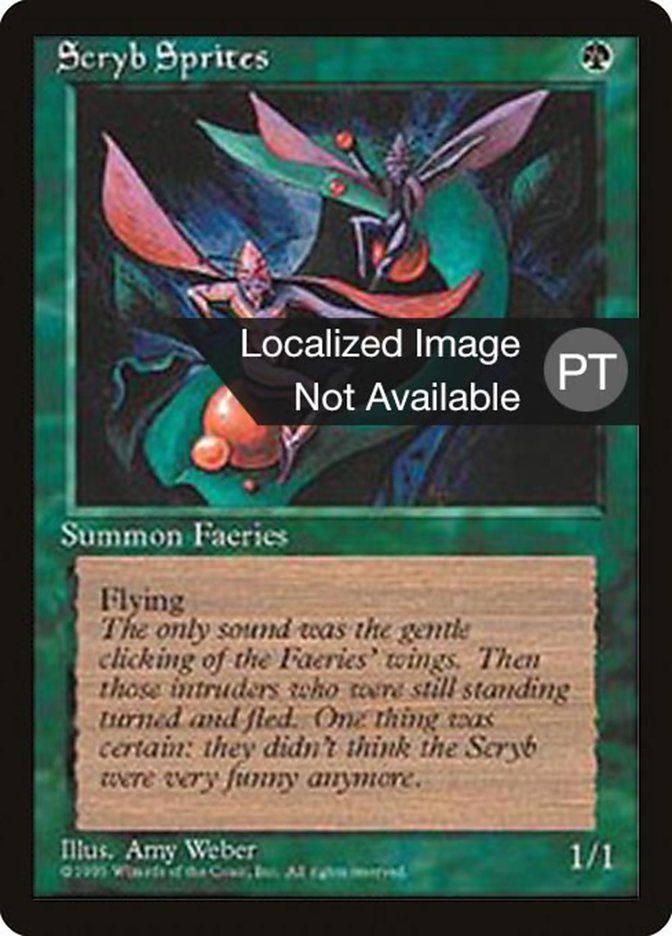 Scryb Sprites [Fourth Edition (Foreign Black Border)] | Card Merchant Takapuna