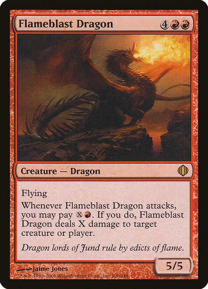 Flameblast Dragon [Shards of Alara] | Card Merchant Takapuna