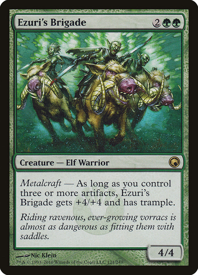 Ezuri's Brigade [Scars of Mirrodin] | Card Merchant Takapuna