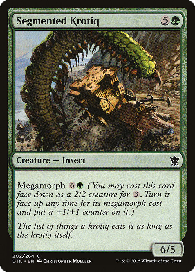 Segmented Krotiq [Dragons of Tarkir] | Card Merchant Takapuna