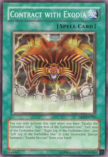 Contract with Exodia [DR1-EN193] Common | Card Merchant Takapuna