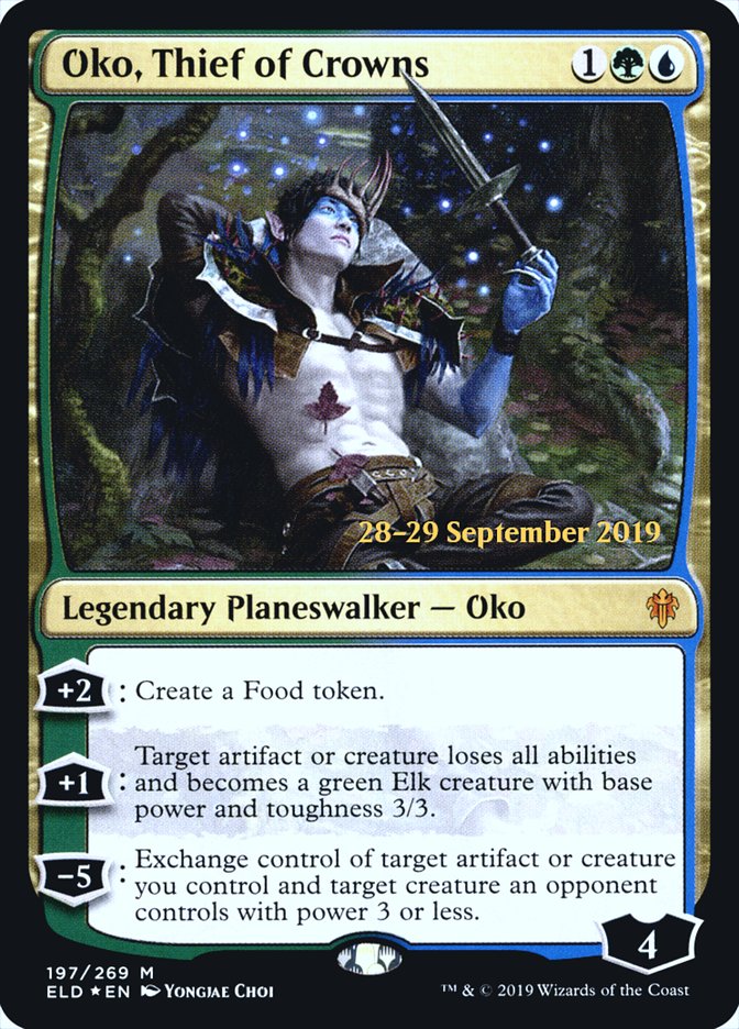 Oko, Thief of Crowns [Throne of Eldraine Prerelease Promos] | Card Merchant Takapuna