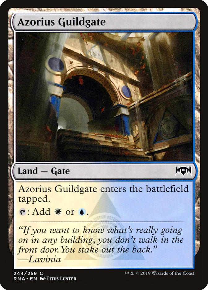 Azorius Guildgate (244/259) [Ravnica Allegiance] | Card Merchant Takapuna