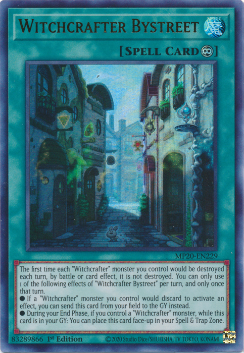 Witchcrafter Bystreet [MP20-EN229] Ultra Rare | Card Merchant Takapuna