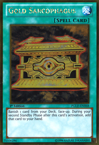 Gold Sarcophagus [PGLD-EN068] Gold Rare | Card Merchant Takapuna