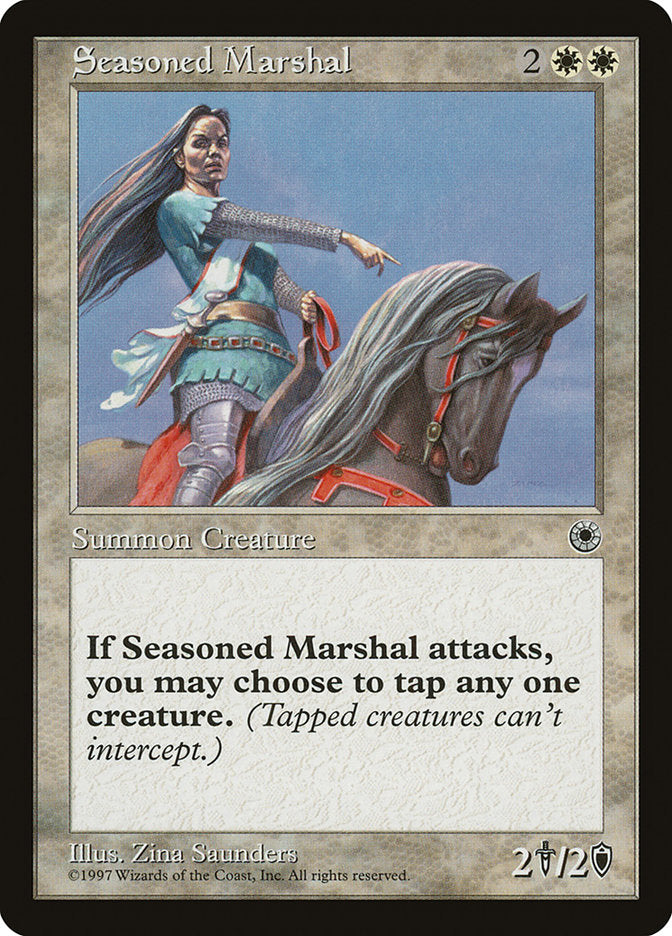 Seasoned Marshal [Portal] | Card Merchant Takapuna