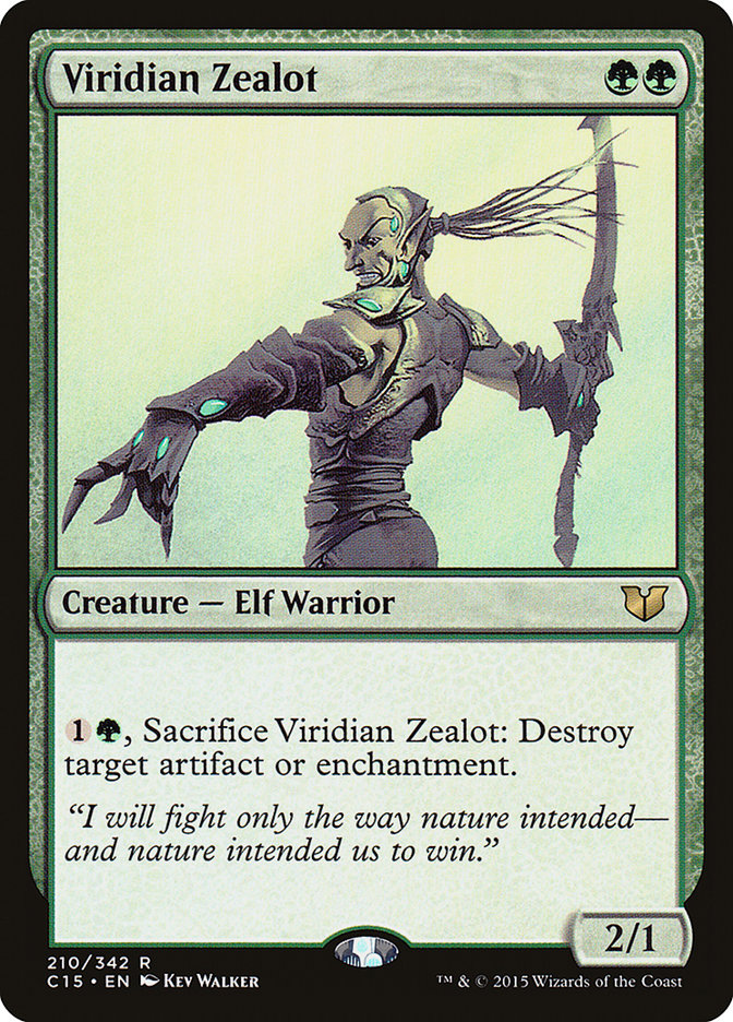 Viridian Zealot [Commander 2015] | Card Merchant Takapuna