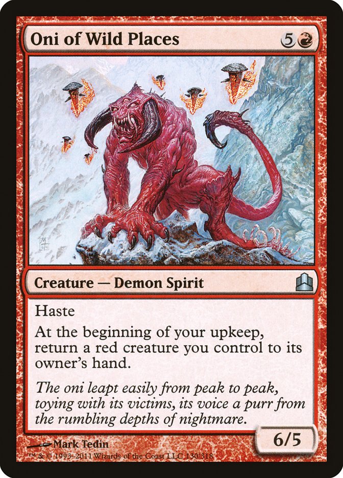 Oni of Wild Places [Commander 2011] | Card Merchant Takapuna