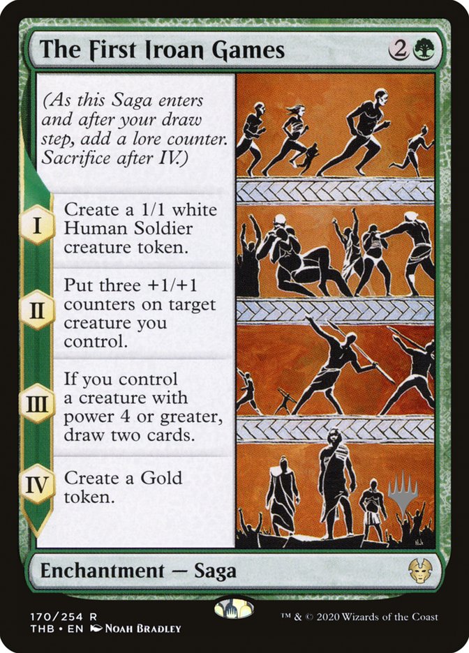 The First Iroan Games (Promo Pack) [Theros Beyond Death Promos] | Card Merchant Takapuna