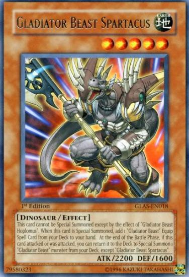 Gladiator Beast Spartacus [GLAS-EN018] Rare | Card Merchant Takapuna