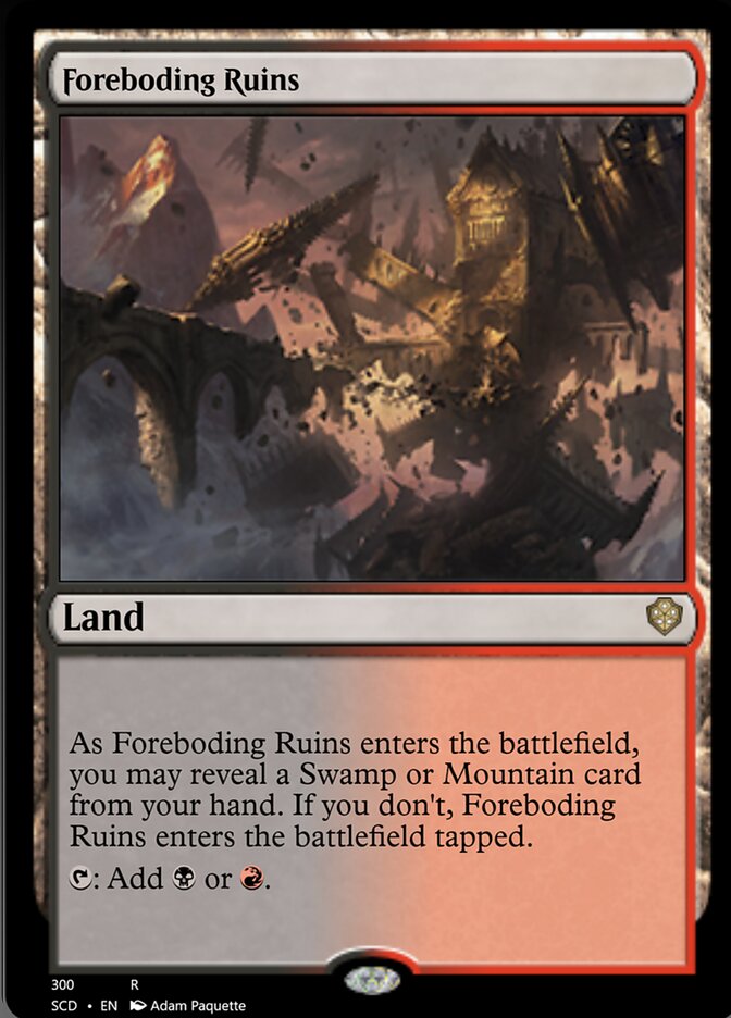 Foreboding Ruins [Starter Commander Decks] | Card Merchant Takapuna