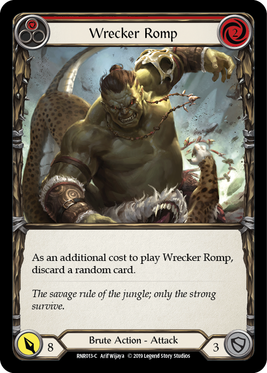 Wrecker Romp (Red) [RNR013-C] (Rhinar Hero Deck)  1st Edition Normal | Card Merchant Takapuna