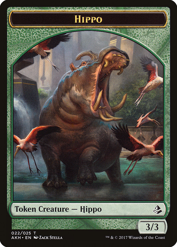 Hippo Token [Amonkhet Tokens] | Card Merchant Takapuna