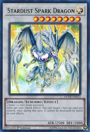 Stardust Spark Dragon [DUDE-EN012] Ultra Rare | Card Merchant Takapuna